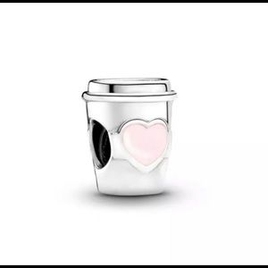 925 Silver Coffee Cup European Bracelet Charm